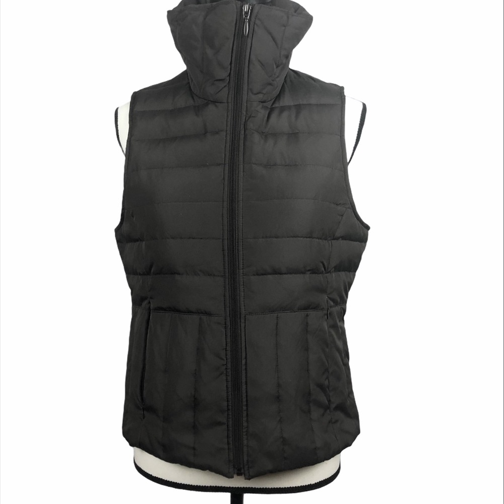 Kenneth Cole Reaction quilted brown zipper vest